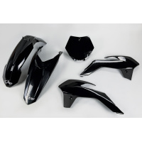 Plastic Kit black for Ktm SX 85 (2013-17) - REPLICA PLASTICS - KTKIT514-001 - Ufo Plast