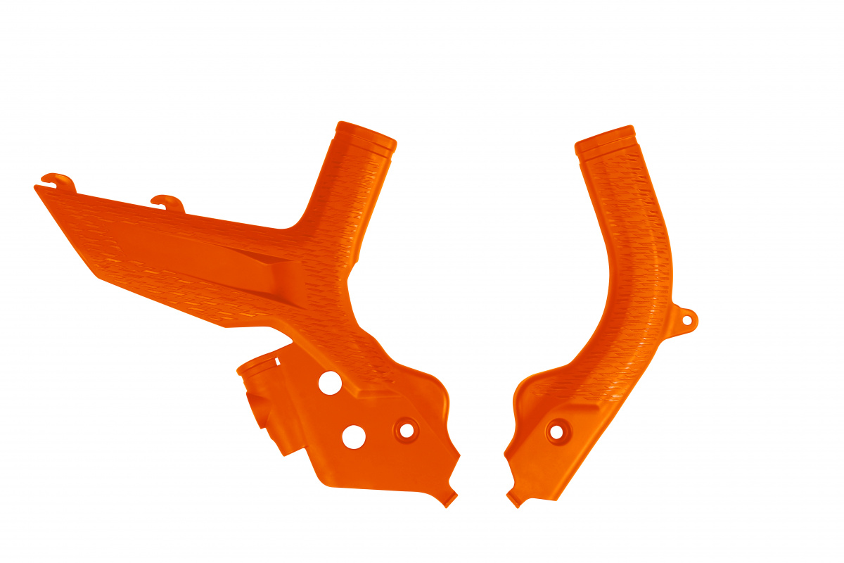 Frame Guard orange for Ktm SX-F 350/XCF 350 (2019-22) - SX-F 450/XCF 450 (2019-22) - SX-F 250/XCF 250 (2019-22) - REPLICA PLA...