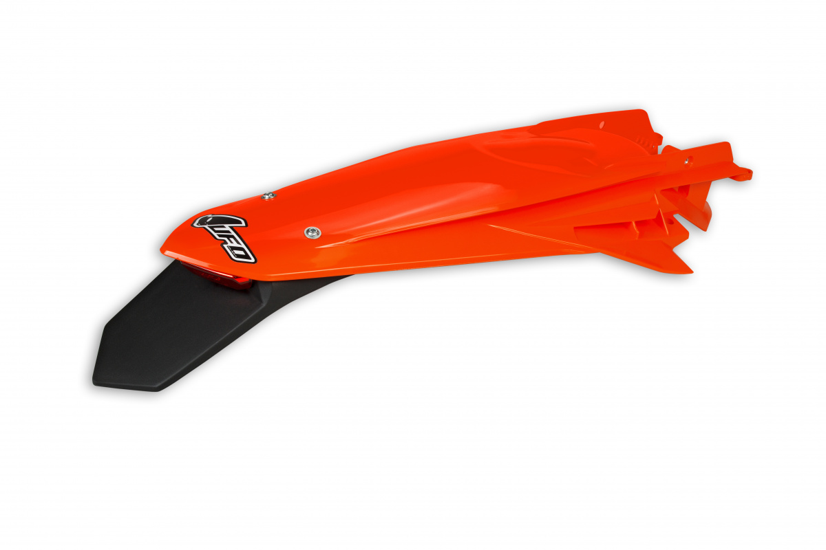 Rear Fender neon orange for Ktm EXC 125/XC W125 - EXC 150/XC W150 / XC W150TPI - EXC 250/XC W250 - EXC-F 250/XCF W250 - EXC ....