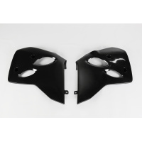 Radiator covers - black - Ktm - REPLICA PLASTICS - KT03036-001 - UFO Plast