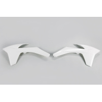 Radiator covers - white 047 - Ktm - REPLICA PLASTICS - KT04022-047 - UFO Plast