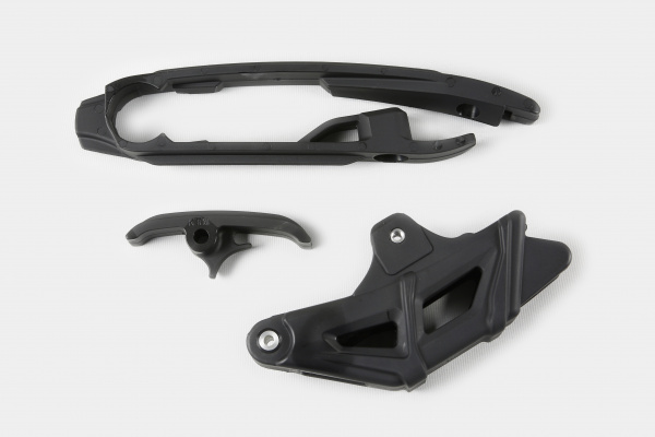 Chain guide+swingarm chain slider - black - Ktm - REPLICA PLASTICS - KT04067-001 - UFO Plast