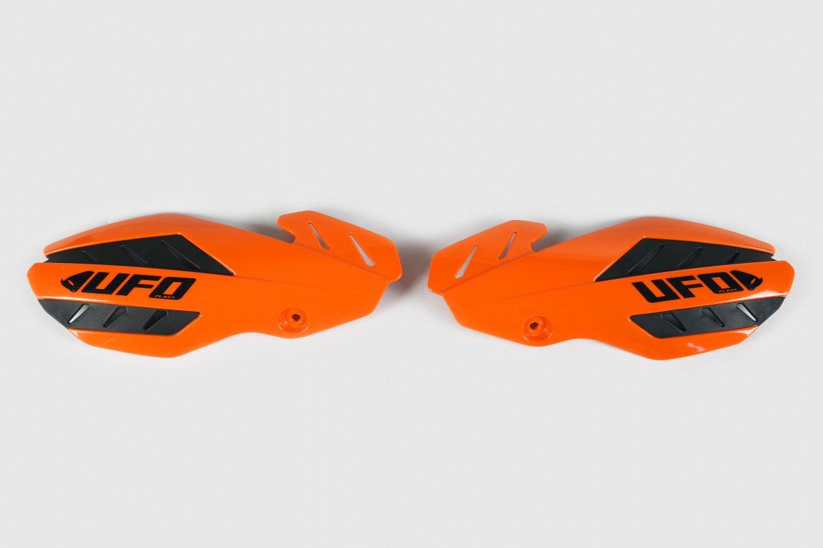 Handguards orange for Ktm SX 125/XC 125 - EXC 125/XC W125 - EXC 200 - EXC 250/XC W250 - EXC 300/XC W300 - REPLICA PLASTICS - ...