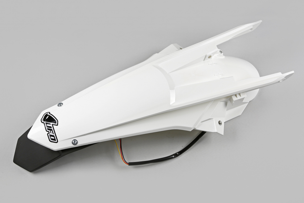 Rear Fender white for Ktm EXC 125/XC W125 - EXC 150/XC W150 / XC W150TPI - EXC 250/XC W250 - EXC-F 250/XCF W250 - EXC 300/XC....