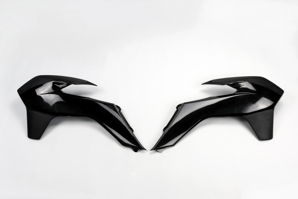 Radiator covers - black - Ktm - REPLICA PLASTICS - KT04052-001 - UFO Plast