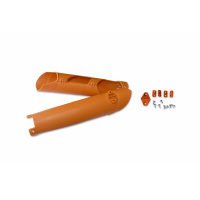 Fork Slider Protectors orange for Ktm SX 250/XC 250 - SX 125/XC 125 - EXC 125/XC W125 - SX 144 - SX 150 - EXC 250/XC W250 - ....