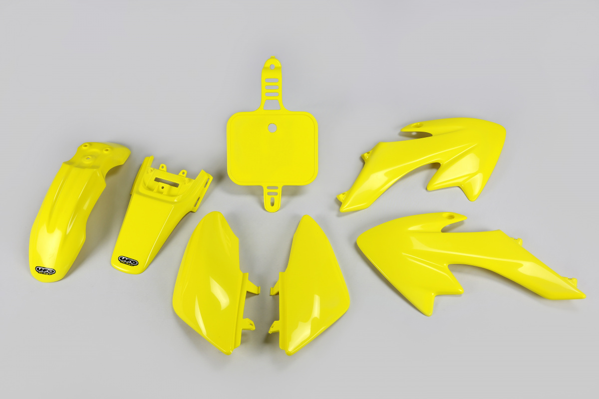 Plastic kit Honda - yellow 102 - REPLICA PLASTICS - HO36004-102 - UFO Plast