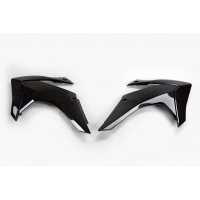 Radiator Covers black for Honda CRF 230 (2015-25) - REPLICA PLASTICS - HO04675-001 - Ufo Plast