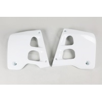 Radiator Covers white for Honda CR 125 (1991-92) - CR 250 (1990-91) - REPLICA PLASTICS - HO02625-041 - Ufo Plast