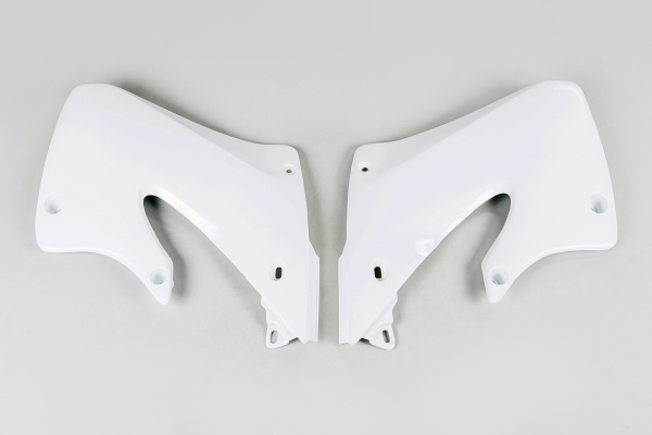 Radiator Covers white for Honda CR 125 (1998-99) - CR 250 (1997-99) - REPLICA PLASTICS - HO03601-041 - Ufo Plast