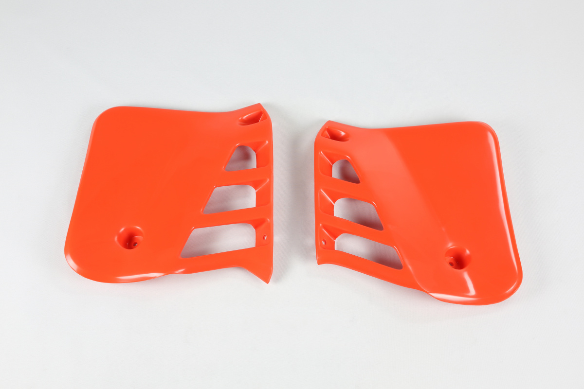 Radiator Covers orange CR 90 for Honda CR 250 (1987) - REPLICA PLASTICS - HO02603-121 - Ufo Plast