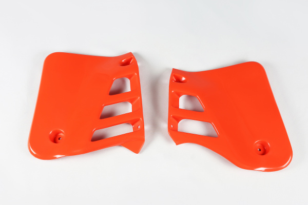 Radiator Covers orange CR 90 for Honda CR 125 (1985-87) - REPLICA PLASTICS - HO02602-121 - Ufo Plast