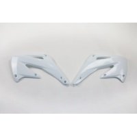 Radiator Covers white for Honda CRF 450R (2002-04) - REPLICA PLASTICS - HO03693-041 - Ufo Plast