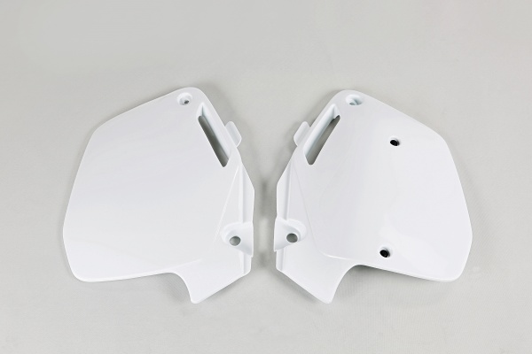 Side Panels white for Honda CR 125 (1991-92) - CR 250 (1990-91) - CR 500 (1991-01) - REPLICA PLASTICS - HO02626-041 - Ufo Plast