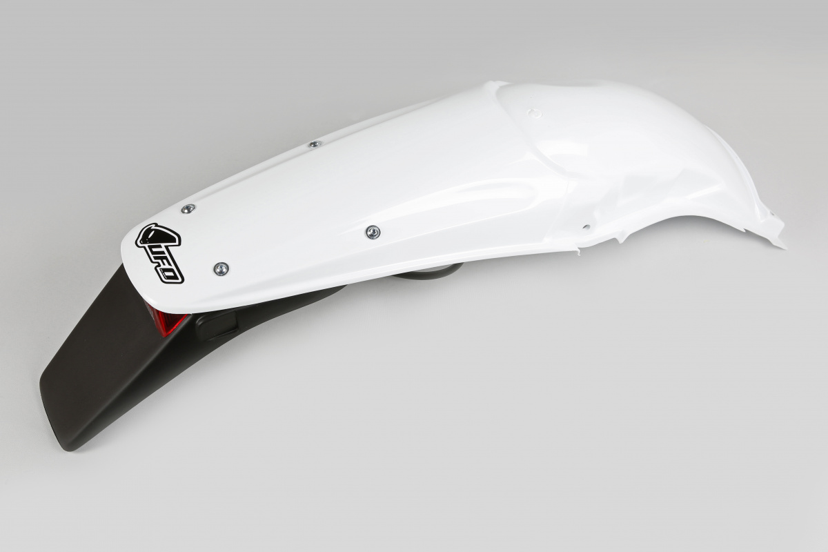 Rear Fender white for Honda CR 125 (2000-01) - CR 250 (2000-01) - REPLICA PLASTICS - HO03668-041 - Ufo Plast