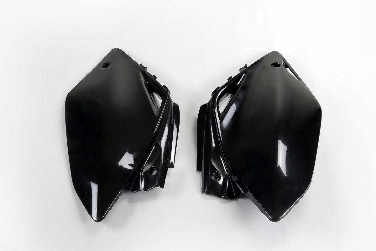 Side Panels black for Honda CRF 450R (2005-06) - REPLICA PLASTICS - HO03656-001 - Ufo Plast