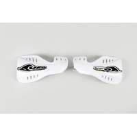 Handguards white for Honda CRF 250X (2004-07) - CRF 250R (2004-07) - CRF 450R (2004-07) - REPLICA PLASTICS - HO03638-041 - Uf...