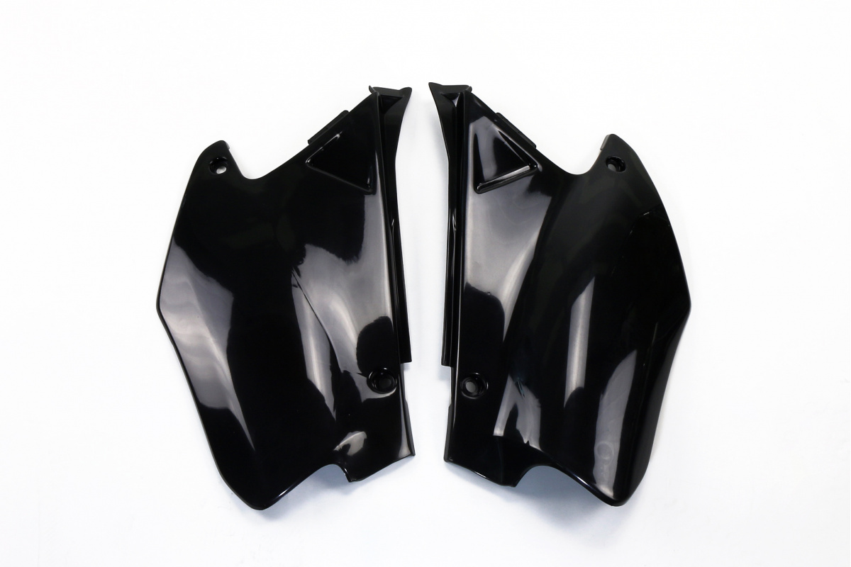 Side Panels black for Honda CR 125 (2000-01) - CR 250 (2000-01) - REPLICA PLASTICS - HO03665-001 - Ufo Plast