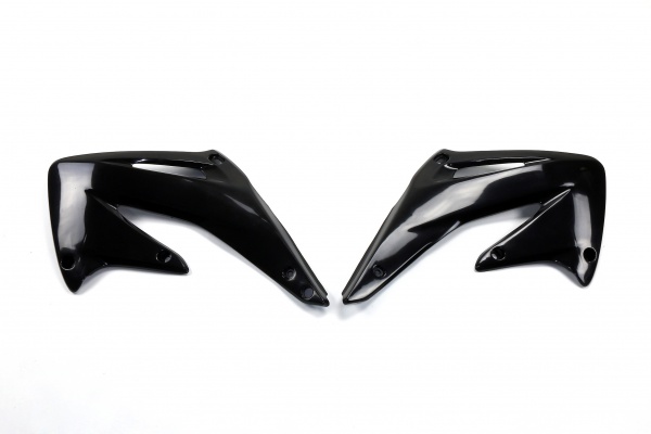 Radiator Covers black for Honda CRF 450R (2002-04) - REPLICA PLASTICS - HO03693-001 - Ufo Plast