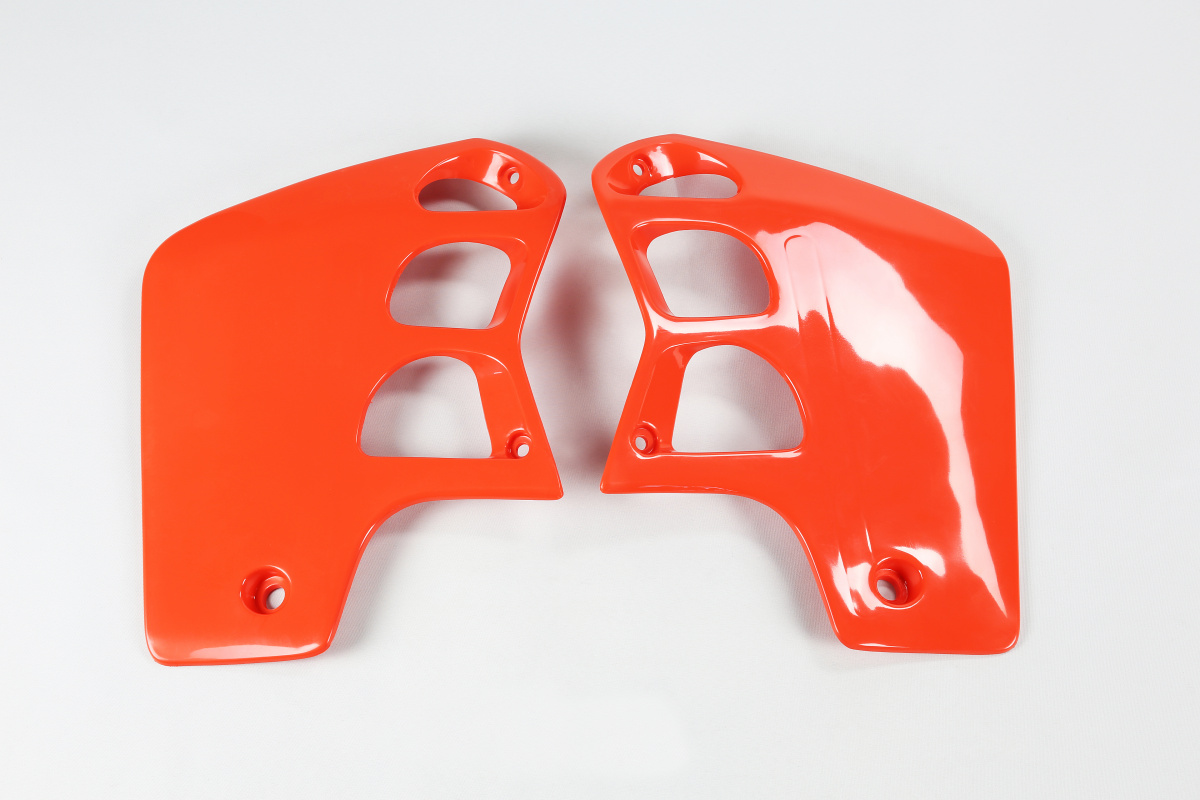 Radiator Covers orange CR 90 for Honda CR 500 (1990-91) - REPLICA PLASTICS - HO02620-121 - Ufo Plast