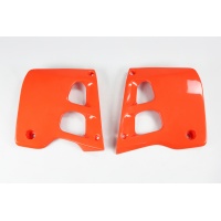 Radiator Covers orange CR 90 for Honda CR 125 (1991) - CR 250 (1990-91) - REPLICA PLASTICS - HO02625-121 - Ufo Plast