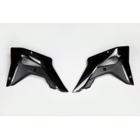 Radiator Covers black for Honda CRF 250RX (2019-21) - CRF 450RX (2017-20) - REPLICA PLASTICS - HO04683-001 - Ufo Plast