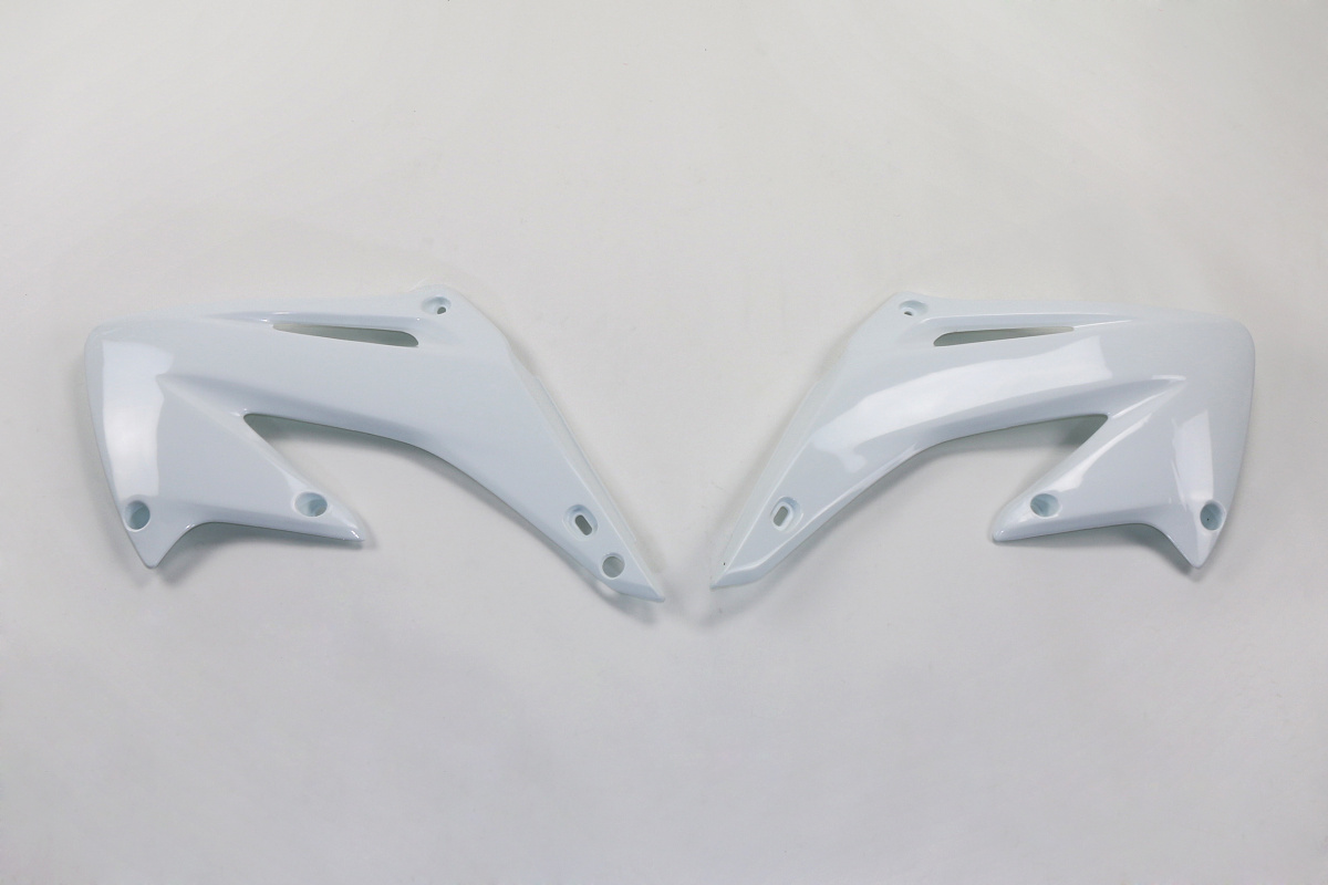 Radiator Covers white for Honda CR 125 (2002-07) - CR 250 (2002-07) - REPLICA PLASTICS - HO03689-041 - Ufo Plast