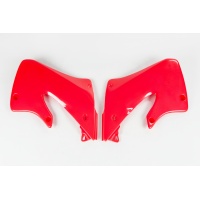 Radiator Covers red for Honda CR 125 (1998-99) - CR 250 (1997-99) - REPLICA PLASTICS - HO03601-067 - Ufo Plast