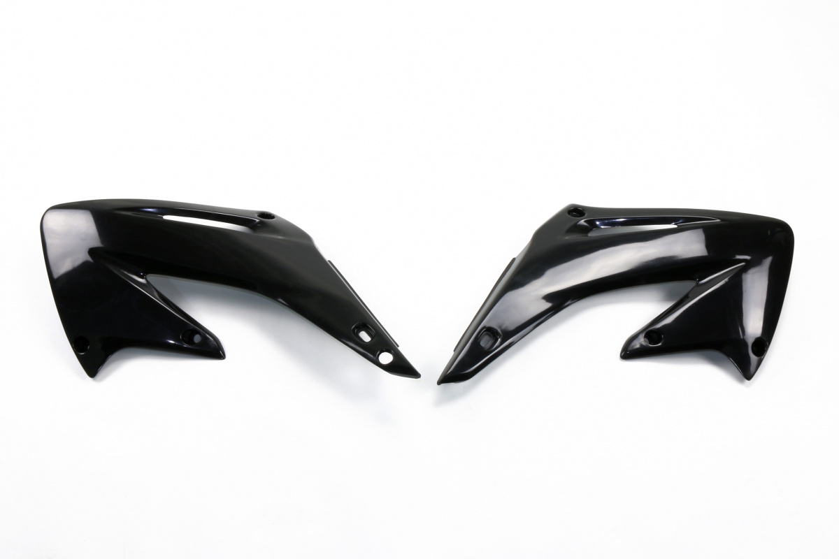 Radiator Covers black for Honda CR 125 (2002-07) - CR 250 (2002-07) - REPLICA PLASTICS - HO03689-001 - Ufo Plast