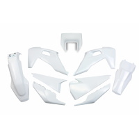 Plastic Kit white for Husqvarna TE 250 - FE 250 - TE 300 - FE 350 - FE 450 - FE 501 - TX 125 - TX 250 - TX 300 - TE 150 - REP...