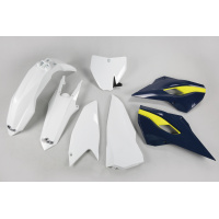 Plastic Kit OEM Color for Husqvarna TC 250 (2016) - REPLICA PLASTICS - HUKIT617-999 - Ufo Plast