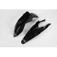 Fenders Kit black for Husqvarna TC 449 (2011-13) - TC 499 (2011-13) - REPLICA PLASTICS - HUFK612-001 - Ufo Plast