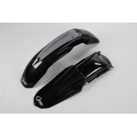 Fenders Kit black for Husqvarna CR 125 (2005) - CR 250 (2005) - TC 250 (2005) - TC 125 (2005) - REPLICA PLASTICS - HUFK601-00...