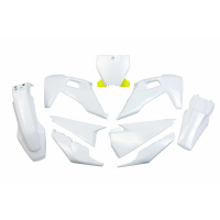 Plastic Kit white for Husqvarna TC 250 (2019-22) - TC 125 (2019-22) - FC 250 (2019-22) - FC 350 (2019-22) - FC 450 (2019-22) ...