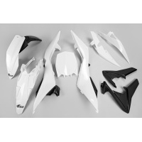 Plastic Kit white for Husqvarna TC 449 (2011-13) - TC 499 (2011-13) - REPLICA PLASTICS - HUKIT612-041 - Ufo Plast