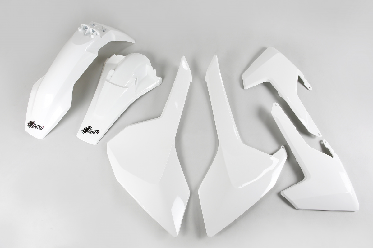 Plastic Kit white for Husqvarna TE 250 - TE 125 - FE 250 - TE 300 - FE 350 - FE 450 - TX 125 - TX 250 - TX 300 - REPLICA PLAS...