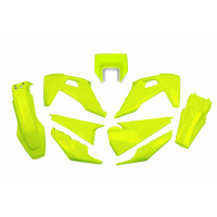 Plastic Kit neon yellow for Husqvarna TE 250 - FE 250 - TE 300 - FE 350 - FE 450 - FE 501 - TX 125 - TX 250 - TX 300 - TE 150...