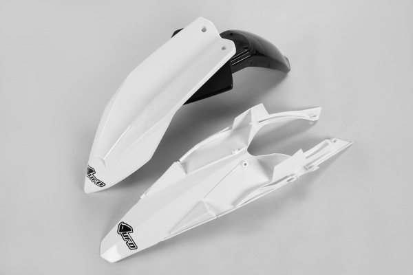 Fenders Kit OEM Color for Husqvarna TC 449 (2011-13) - TC 499 (2011-13) - REPLICA PLASTICS - HUFK612-999 - Ufo Plast