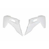 Radiator covers - white 041 - Husqvarna - REPLICA PLASTICS - HU03390-041 - UFO Plast