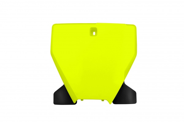 Front number plate - neon yellow - Husqvarna - REPLICA PLASTICS - HU03395-DFLU - UFO Plast