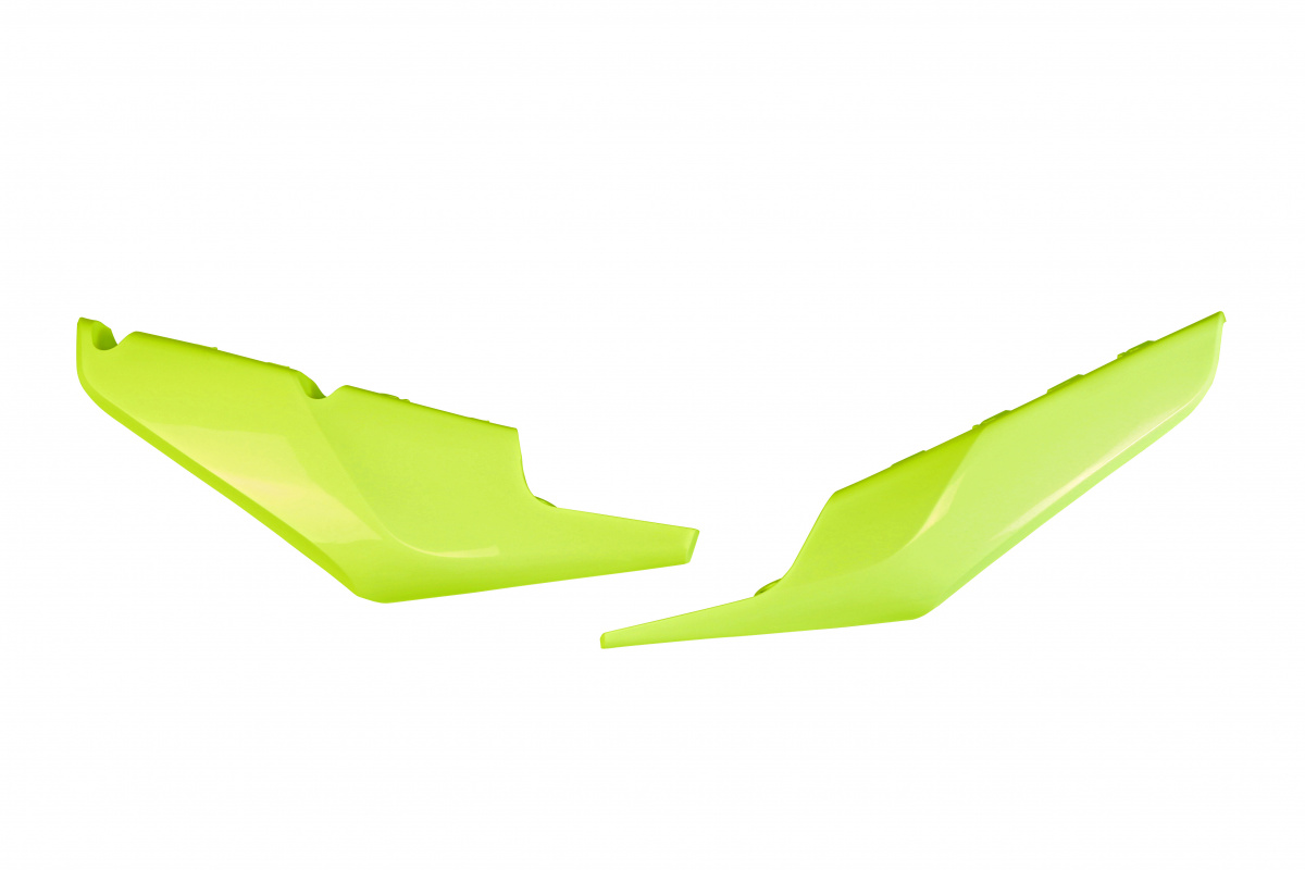 Side panels / Lower part - neon yellow - Husqvarna - REPLICA PLASTICS - HU03392-DFLU - UFO Plast