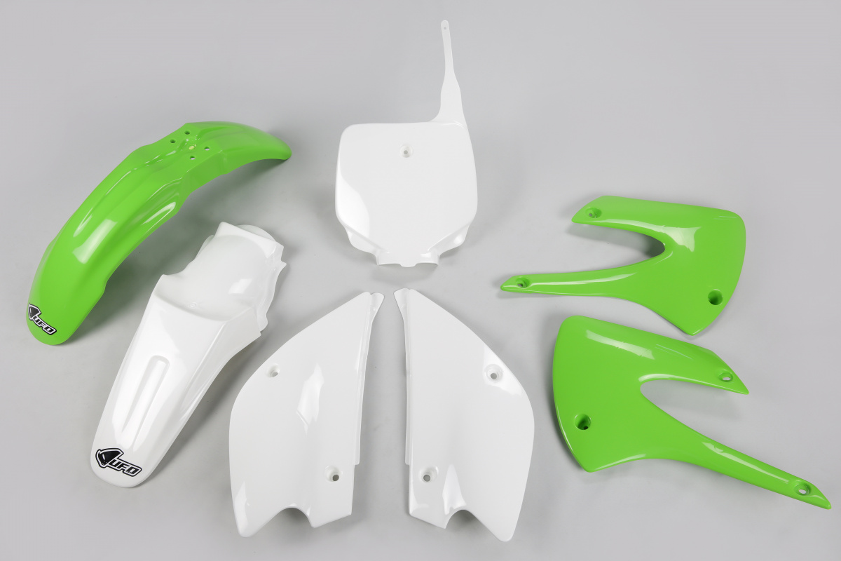 Plastic Kit OEM Color 13 for Kawasaki KX 85 (2001-13) - REPLICA PLASTICS - KAKIT218K-999 - Ufo Plast