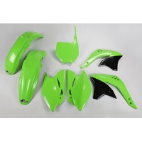 Plastic Kit green for Kawasaki KXF 450 (2007) - REPLICA PLASTICS - KAKIT209-026 - Ufo Plast