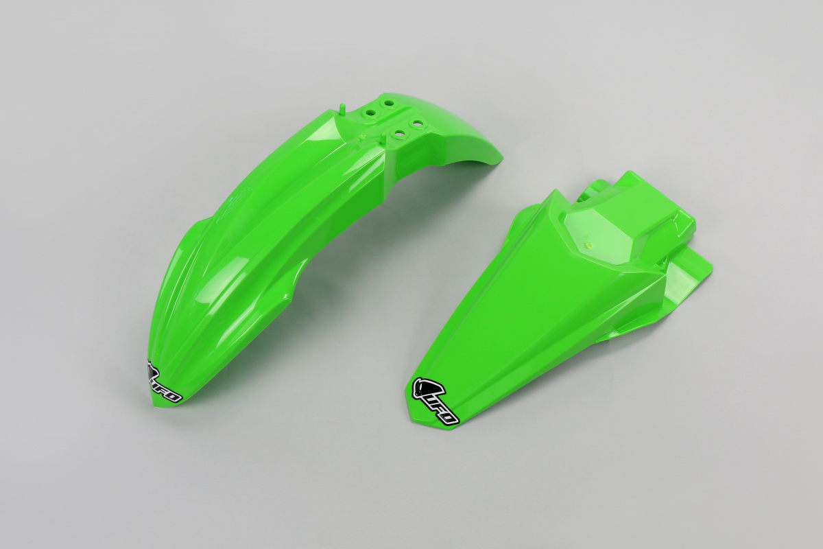 Fenders kit - green - Kawasaki - REPLICA PLASTICS - KAFK222-026 - UFO Plast