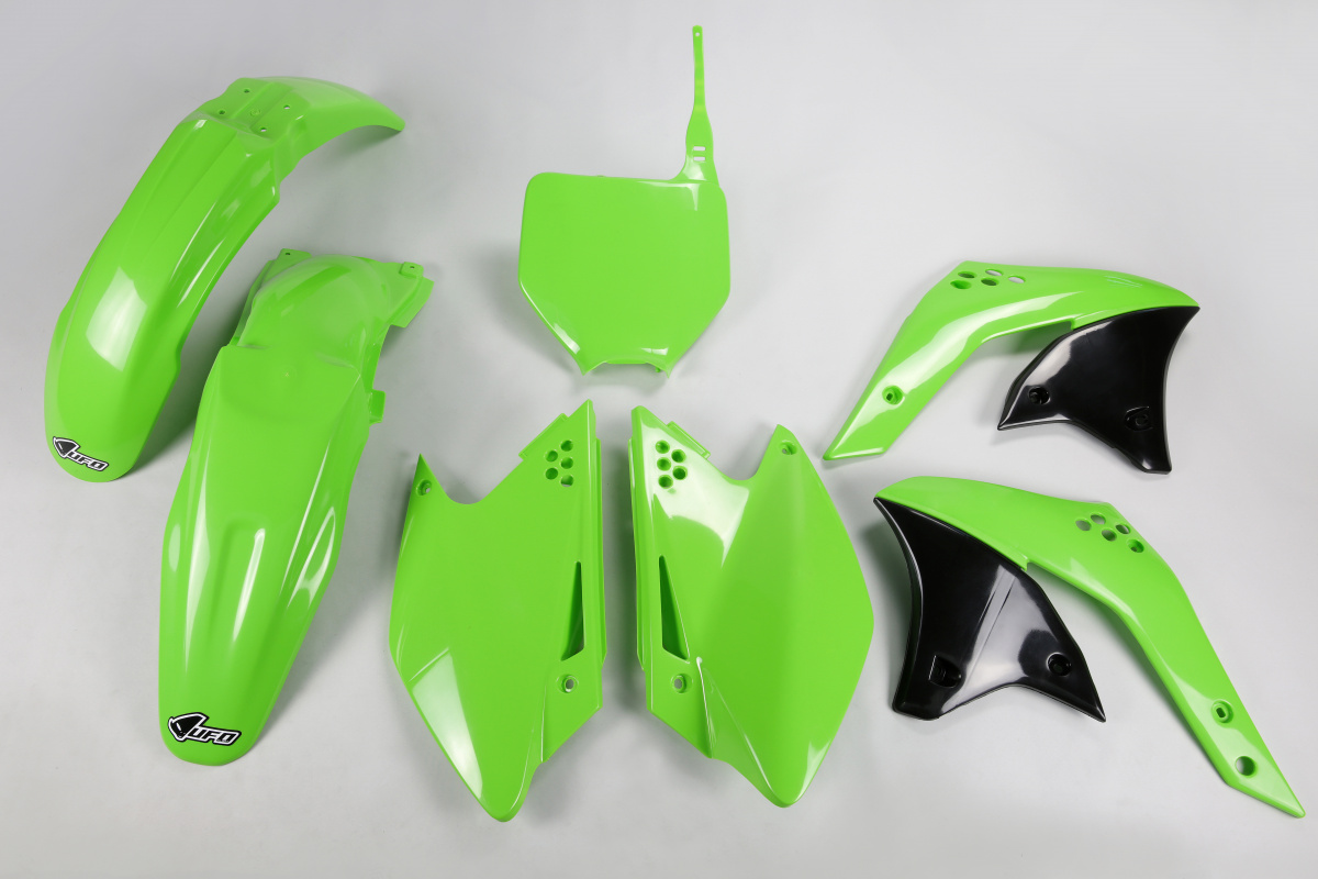 Plastic kit Kawasaki - green - REPLICA PLASTICS - KAKIT208-026 - UFO Plast