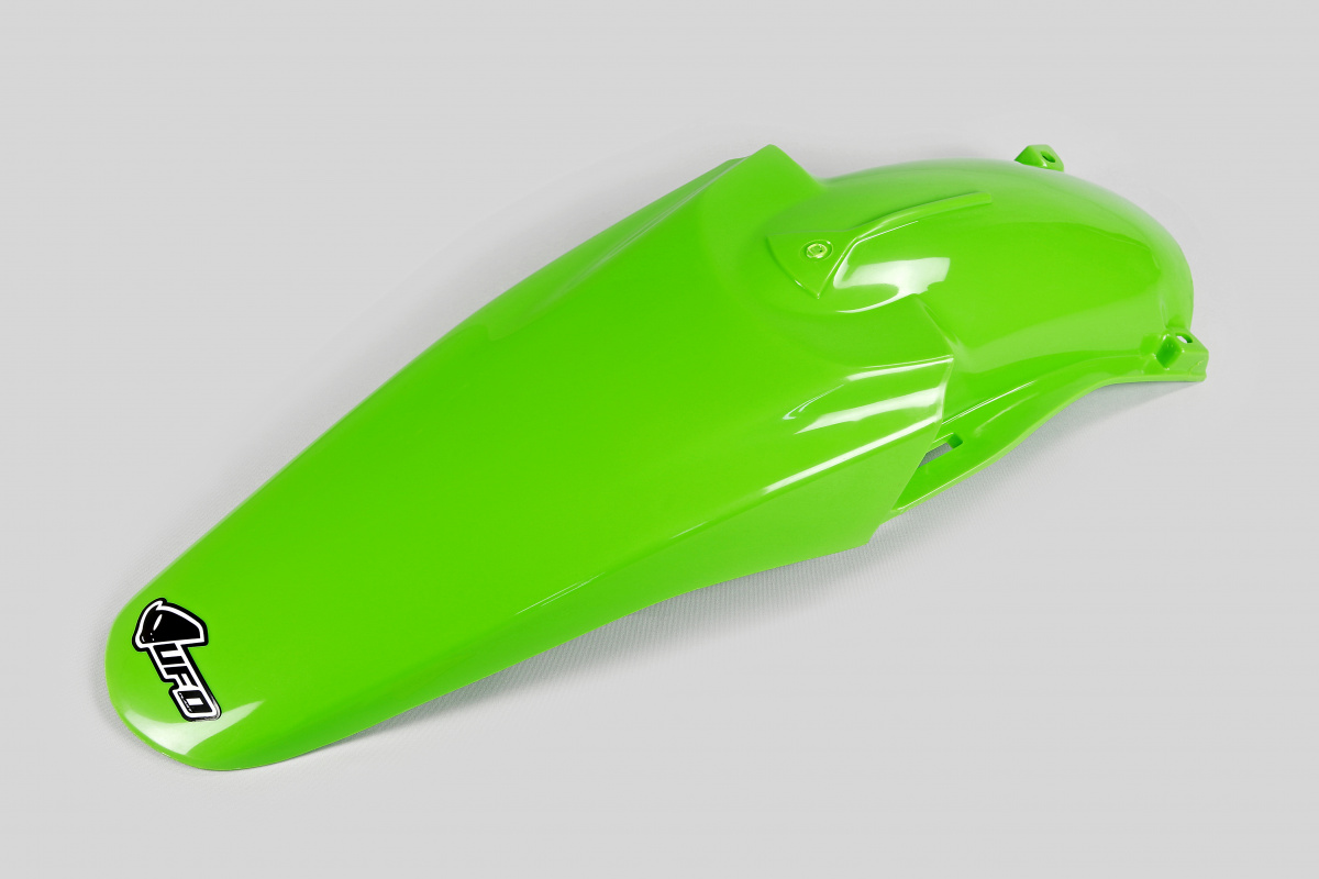 Rear Fender green for Kawasaki KLX 400R (2003-25) - REPLICA PLASTICS - KA03744-026 - Ufo Plast