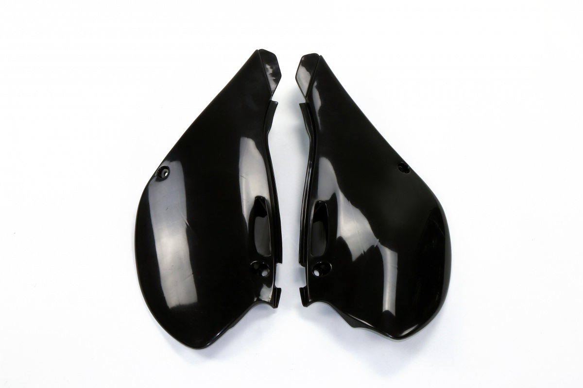 Side panels - black - Kawasaki - REPLICA PLASTICS - KA03721-001 - UFO Plast