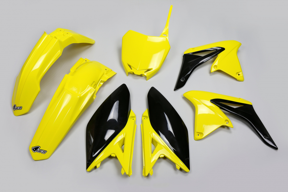 Plastic Kit OEM Color 17 for Suzuki RMZ 250 (2010-18) - REPLICA PLASTICS - SUKIT416-999K - Ufo Plast