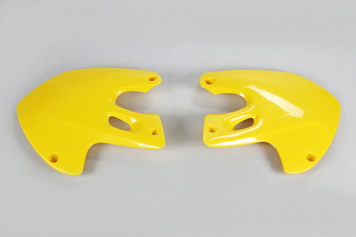 Radiator covers - yellow 101 - Suzuki - REPLICA PLASTICS - SU03903-101 - UFO Plast