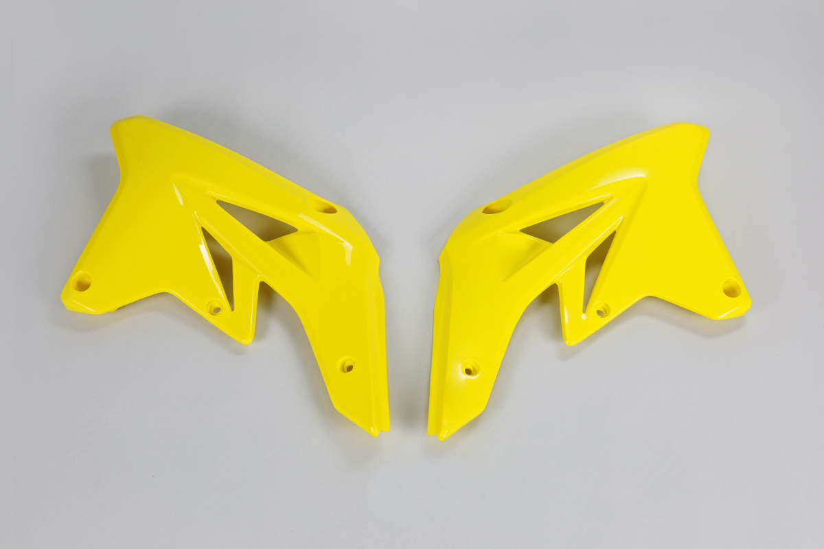 Radiator Covers yellow for Suzuki RMZ 250 (2007-09) - REPLICA PLASTICS - SU04901-102 - Ufo Plast